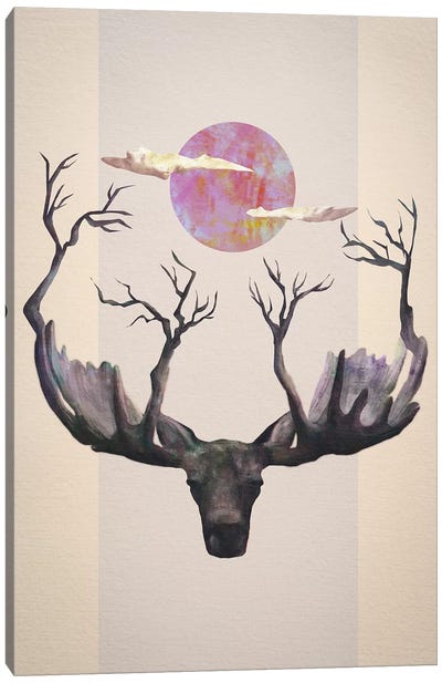 Reborn Canvas Art Print - Moose Art