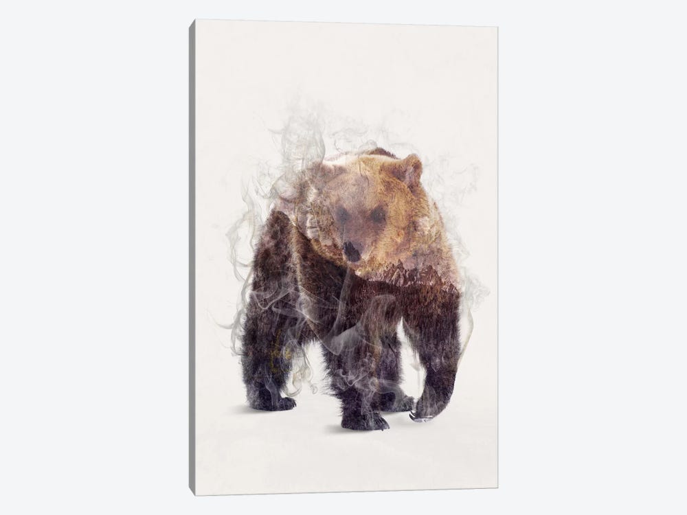 The Bear by Dániel Taylor 1-piece Canvas Print
