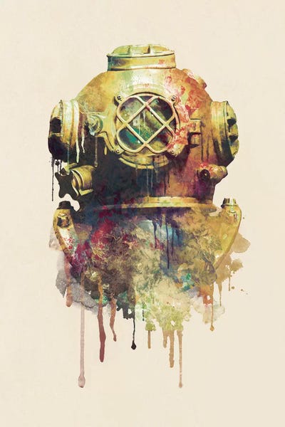 Kids Nautical Art: The Diver by Dániel Taylor