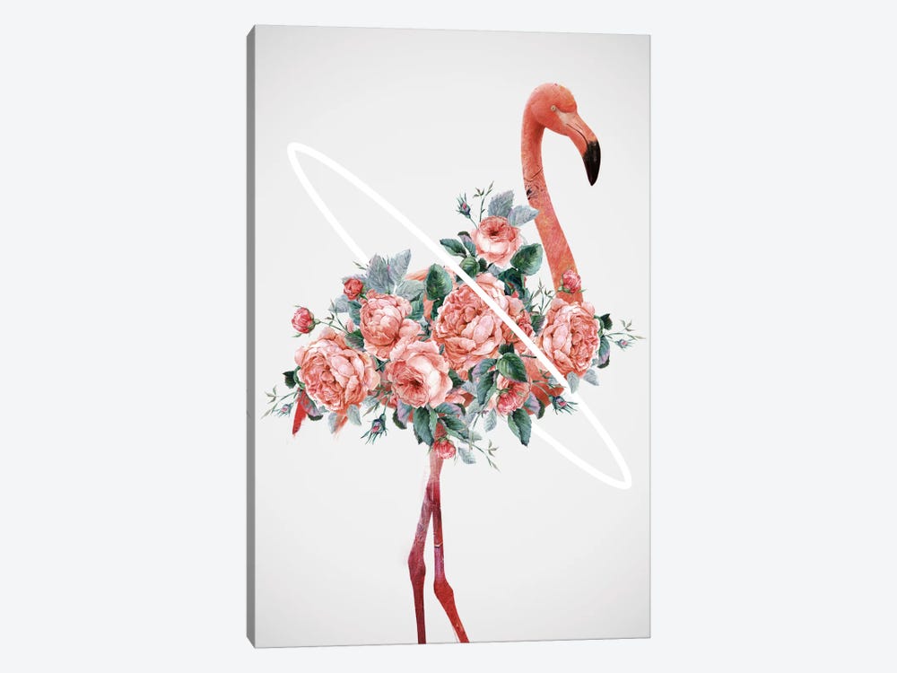 Flamingo by Dániel Taylor 1-piece Canvas Artwork