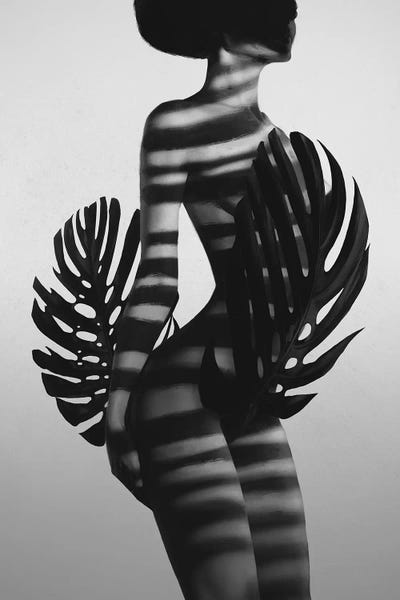 Large Black & White Art - Canvas Prints: This Isn't You by Dániel Taylor