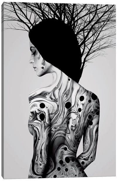 Changing Canvas Art Print - Black & White Photography