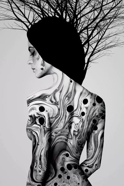 Black & White Florals: Changing by Dániel Taylor