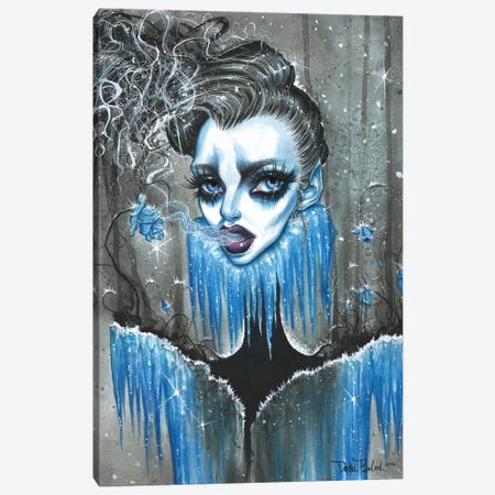 Blue Rose Canvas Print #DTB10} by Dustin Bailard Canvas Wall Art