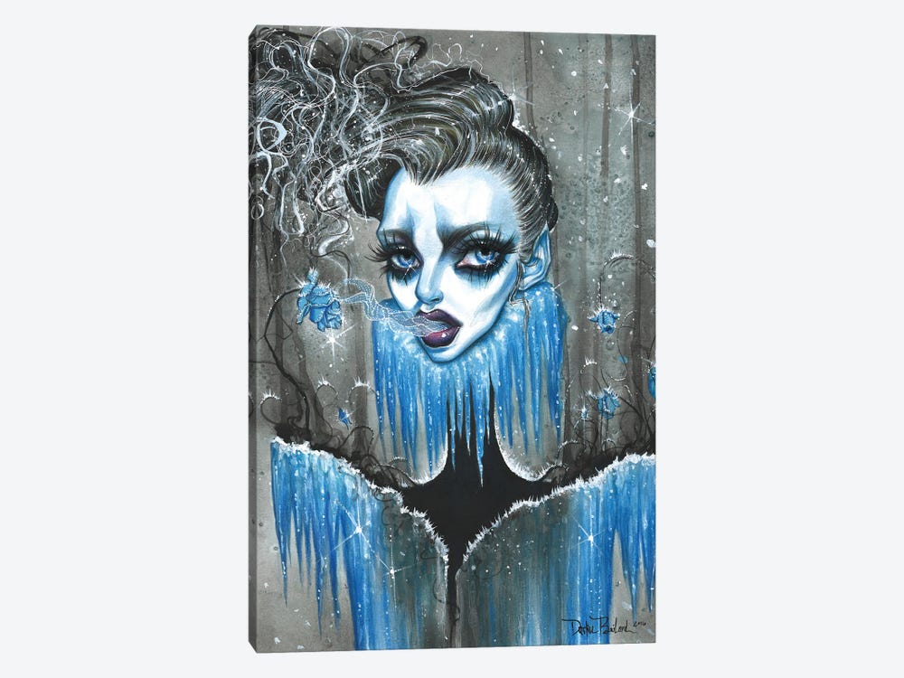 Blue Rose by Dustin Bailard 1-piece Canvas Art Print