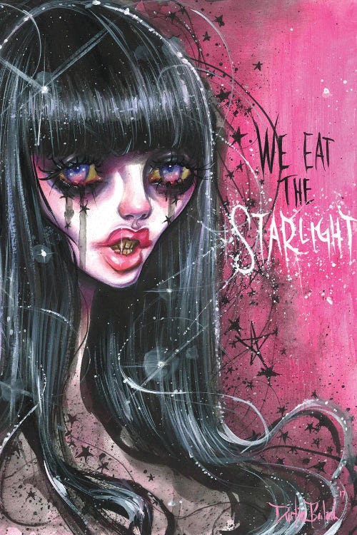 Vika Starlight Vampire by Dustin Bailard wall art