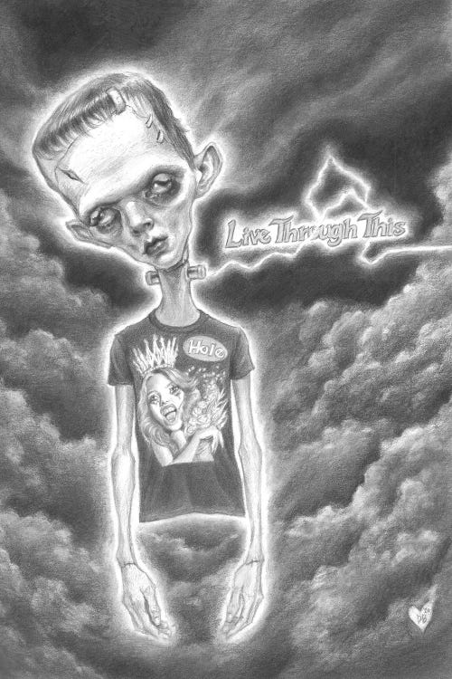 Franken Hole Live Through This by Dustin Bailard wall art
