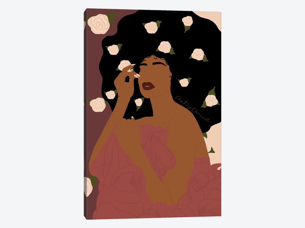 Flower Queen by Destiny Darcel 1-piece Canvas Art Print