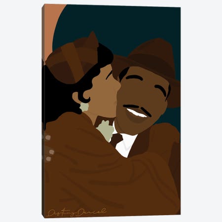 Coretta Luther King Canvas Print #DTD15} by Destiny Darcel Art Print