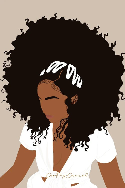 Afro Day by Destiny Darcel wall art