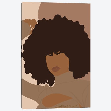 Afro-Centric Canvas Print #DTD19} by Destiny Darcel Canvas Wall Art
