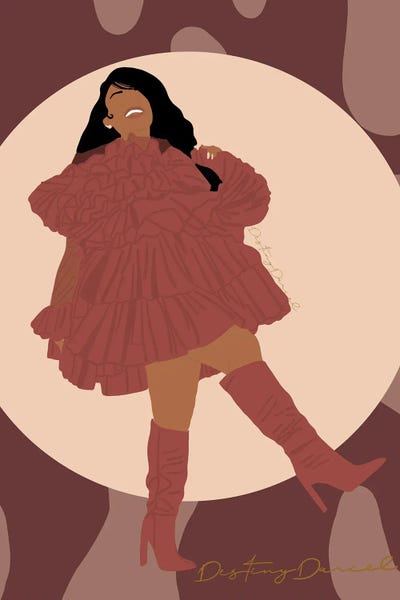 Be Gentle With Yourself by Destiny Darcel framed canvas print