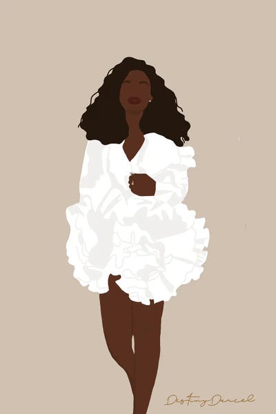 Black Girling by Destiny Darcel canvas print