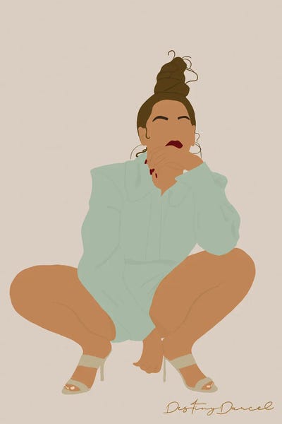 Bey-Day by Destiny Darcel framed canvas print