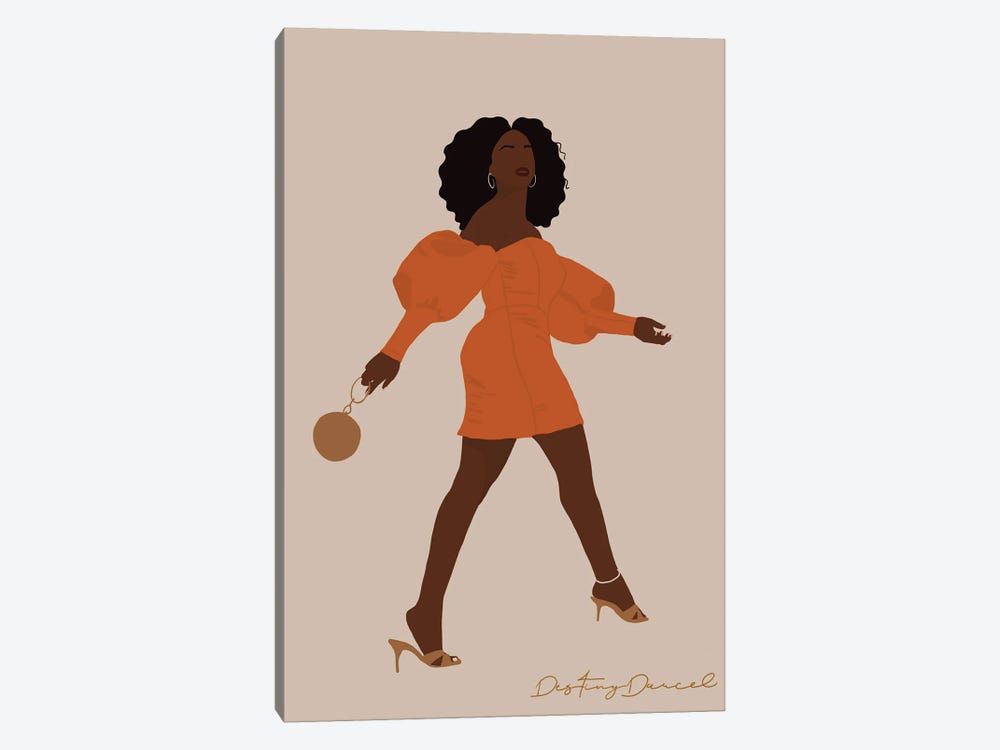 Black Woman Strut by Destiny Darcel 1-piece Canvas Print