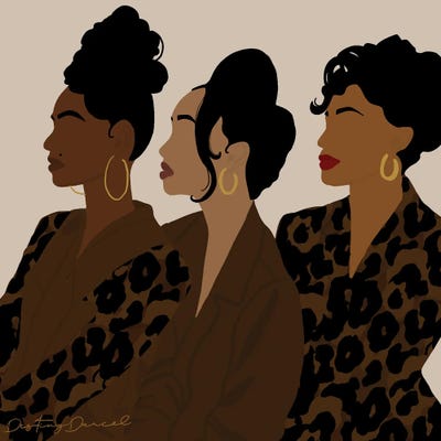 En Vogue by Destiny Darcel canvas print
