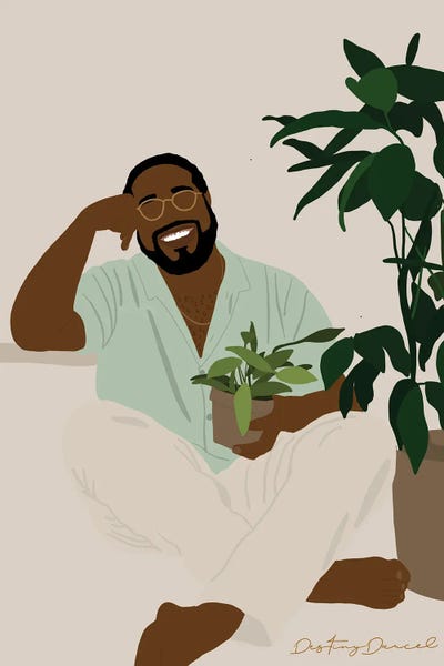 Plant Daddy I by Destiny Darcel canvas print