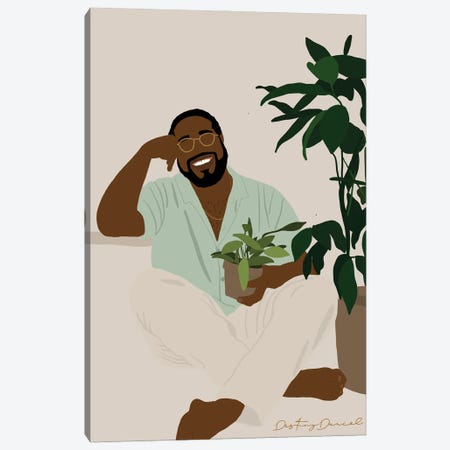 Plant Daddy I Canvas Print #DTD52} by Destiny Darcel Canvas Art