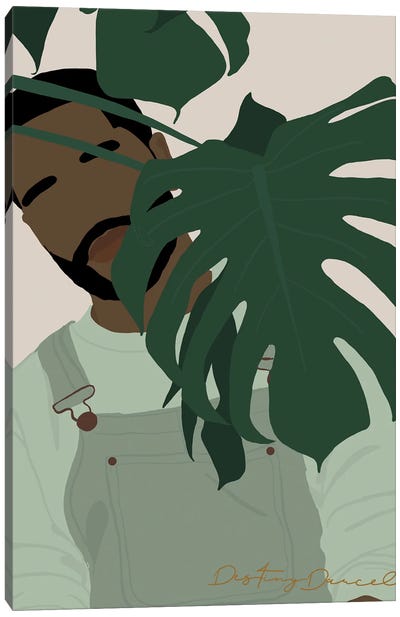 Plant Daddy II Canvas Art Print - Monstera Art