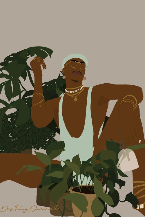 Plant Daddy III by Destiny Darcel wall art