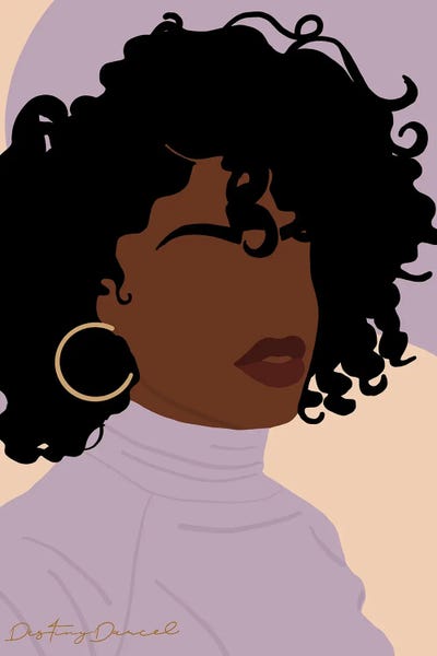 Perfect Hair Day by Destiny Darcel canvas print