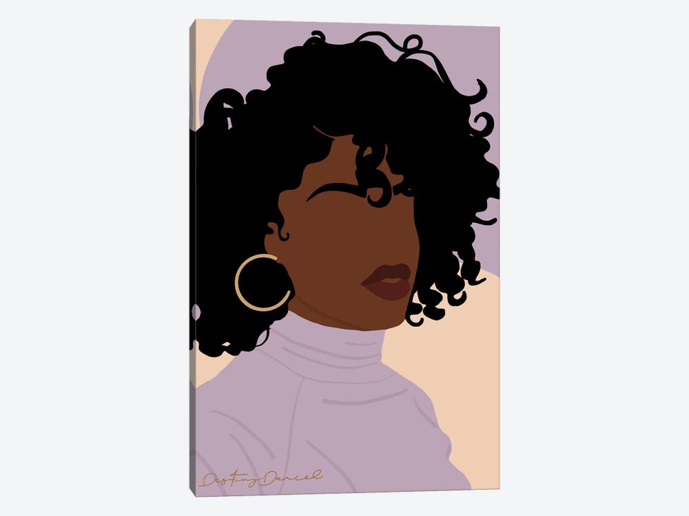 Perfect Hair Day by Destiny Darcel 1-piece Canvas Art