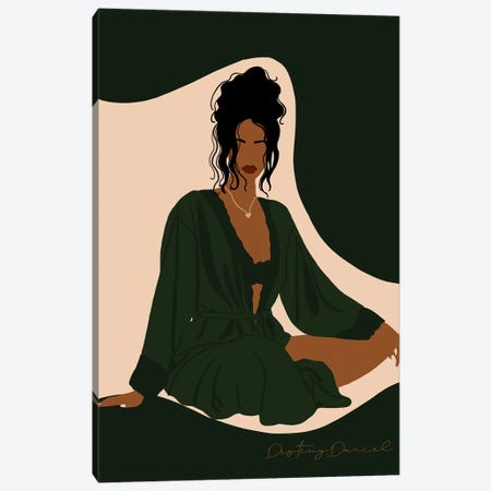 Silk Robe Canvas Print #DTD59} by Destiny Darcel Canvas Art