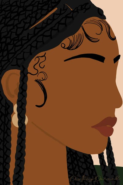 Knotless by Destiny Darcel canvas print