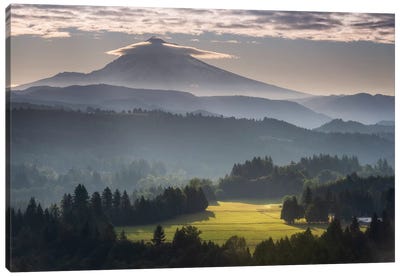 Mountain Radiance Canvas Art Print - Country Scenic Photography