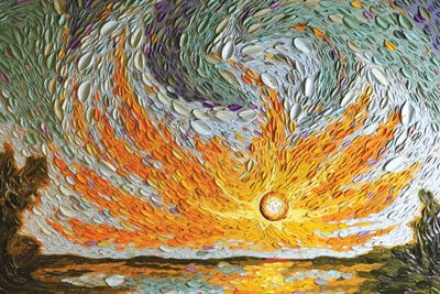 Jacob&#x27;s Sky  by Dena Tollefson canvas print