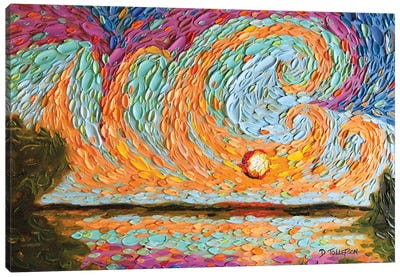 Japheth's Sky  Canvas Art Print - Dena Tollefson