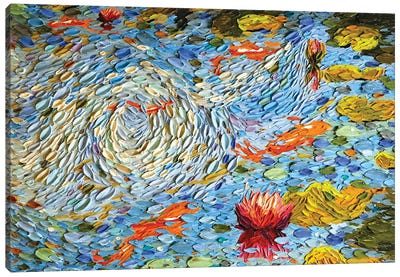 May Day  Canvas Art Print - Water Lilies Collection