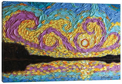 Nahor's Sky  Canvas Art Print - Artists Like Van Gogh
