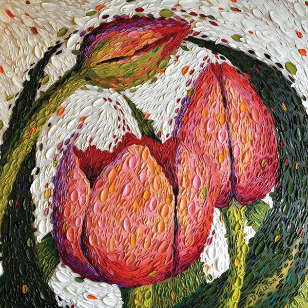 Textured Florals: Peaceful Garden  by Dena Tollefson