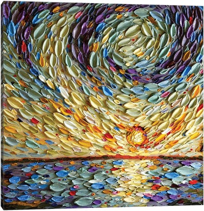 Peter's Sky  Canvas Art Print - Artists Like Van Gogh