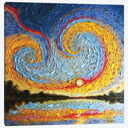 Potiphar's Sky  Canvas Print #DTO28} by Dena Tollefson Canvas Art