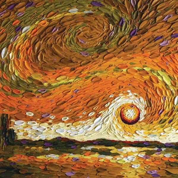 Artists Like Van Gogh: Rebekah's Sky II by Dena Tollefson