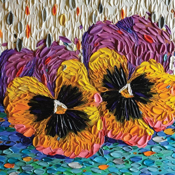 Textured Florals: Second Date  by Dena Tollefson