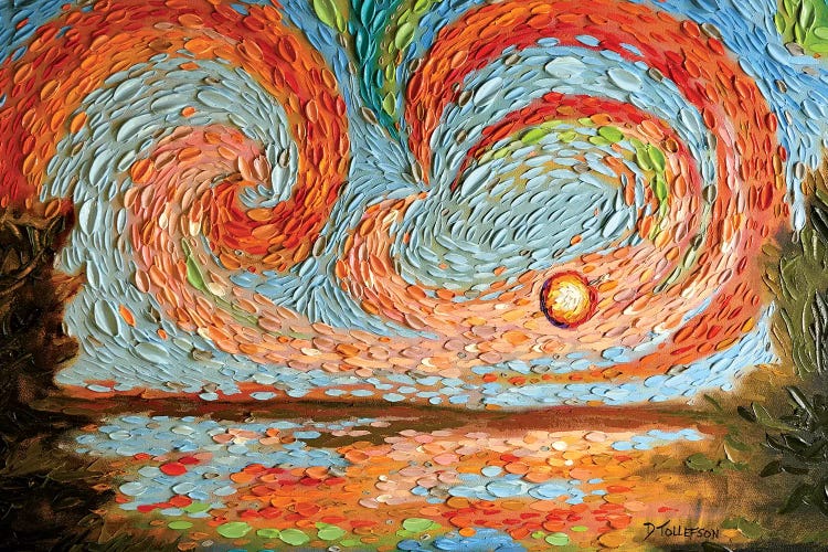 Boaz's Sky  by Dena Tollefson wall art