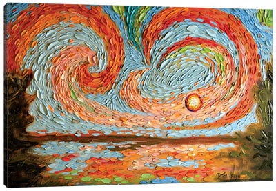 Boaz's Sky  Canvas Art Print - Artists Like Van Gogh
