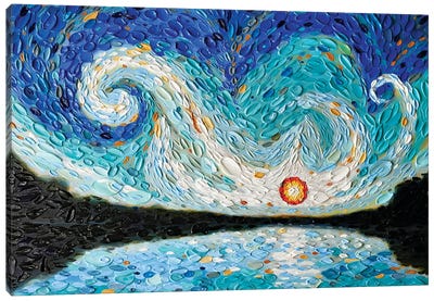 Bathsheba's Sky Canvas Art Print - Artists Like Van Gogh