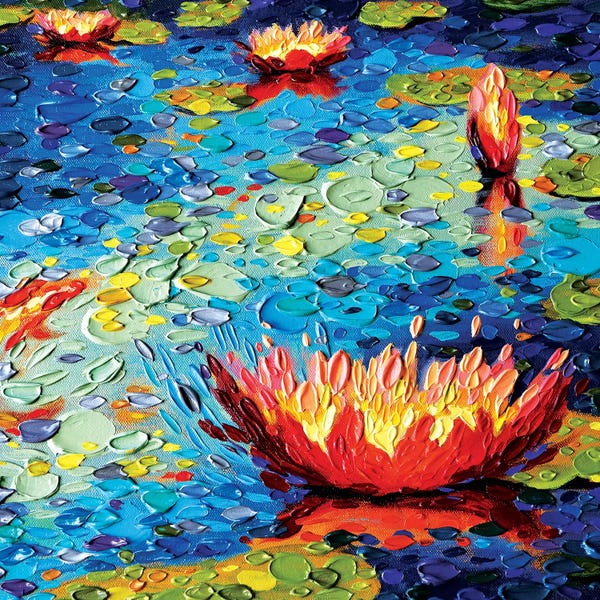 Artists Like Monet: Lily Splendor by Dena Tollefson