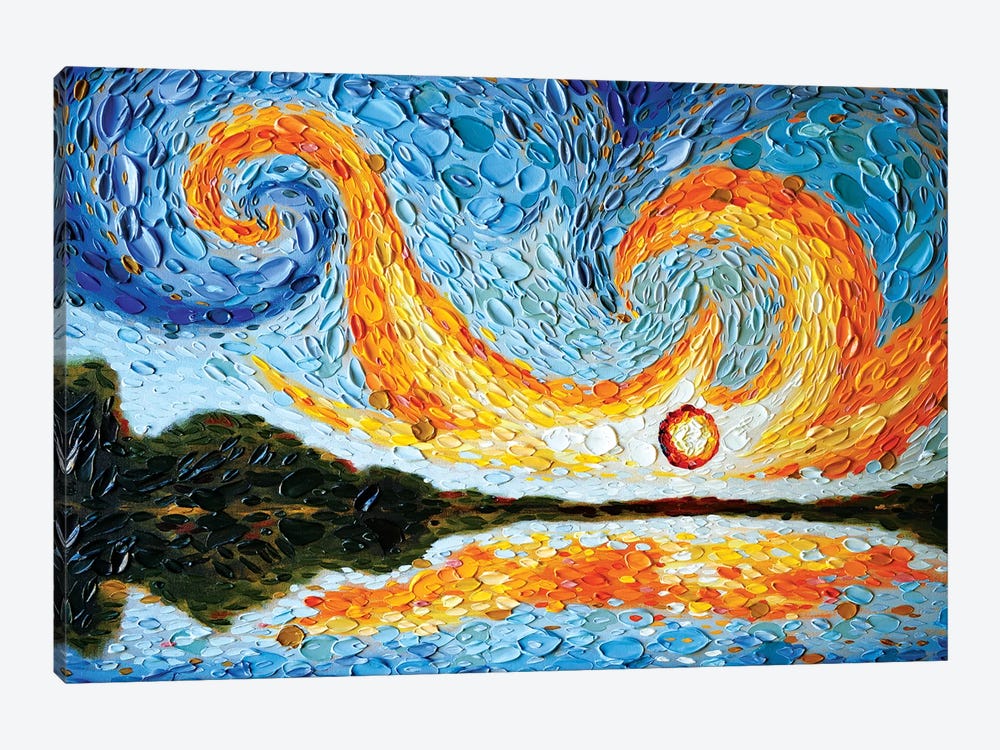 Moses's Sky by Dena Tollefson 1-piece Canvas Art Print