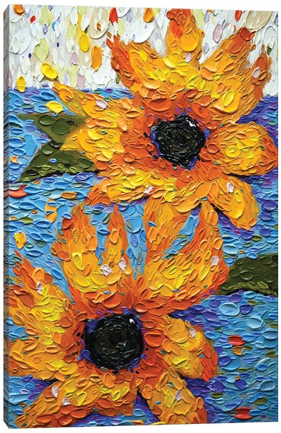 Flowers For Desiree Canvas Art Print - Artists Like Van Gogh