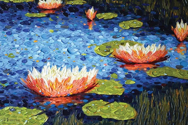 Artists Like Monet: Jacqueline's Pond by Dena Tollefson