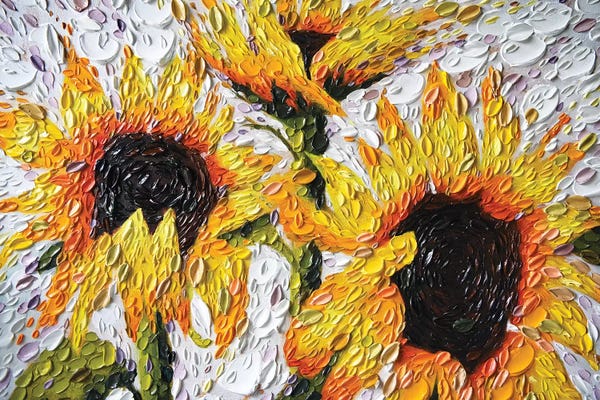 Van Gogh's Sunflowers Collection: Joyful Sunflowers by Dena Tollefson
