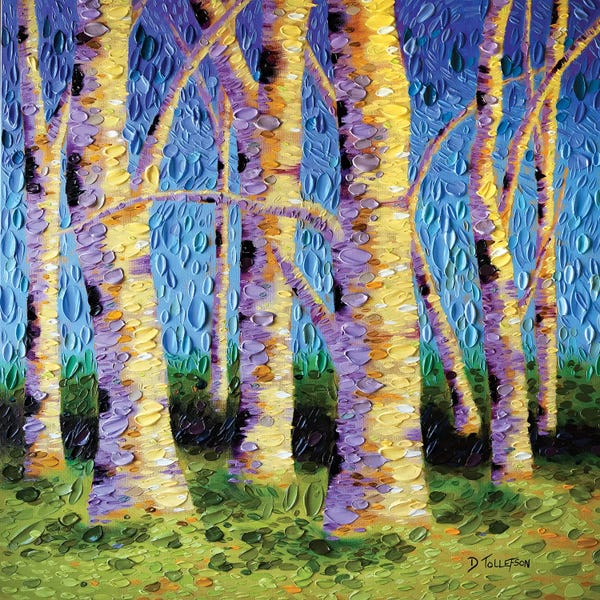 Birch Trees: The Lyrical Garden by Dena Tollefson