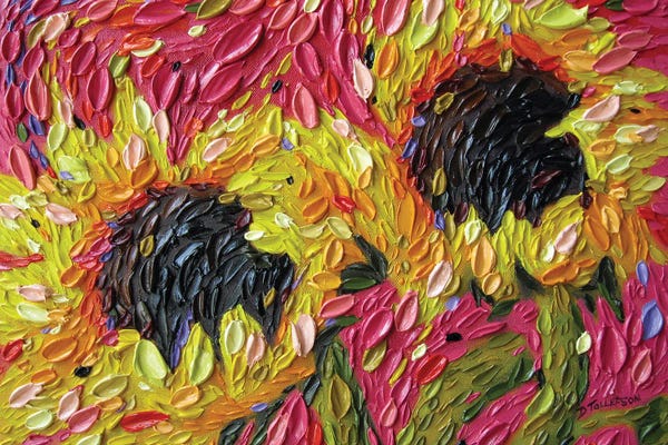 Artists Like Van Gogh: Fiesta Sunflowers by Dena Tollefson