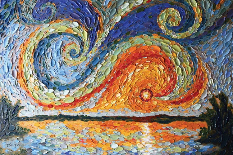Genesis The Fourth Day by Dena Tollefson wall art