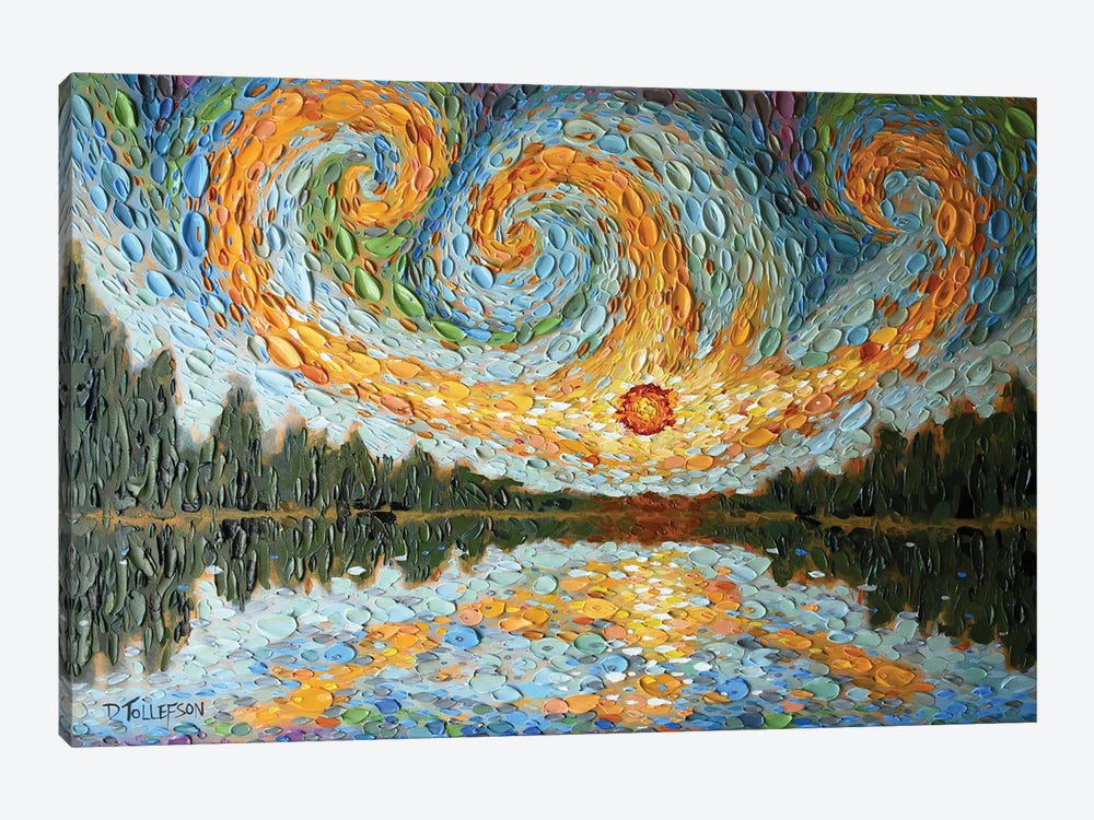 Lydia's Sky by Dena Tollefson 1-piece Canvas Art